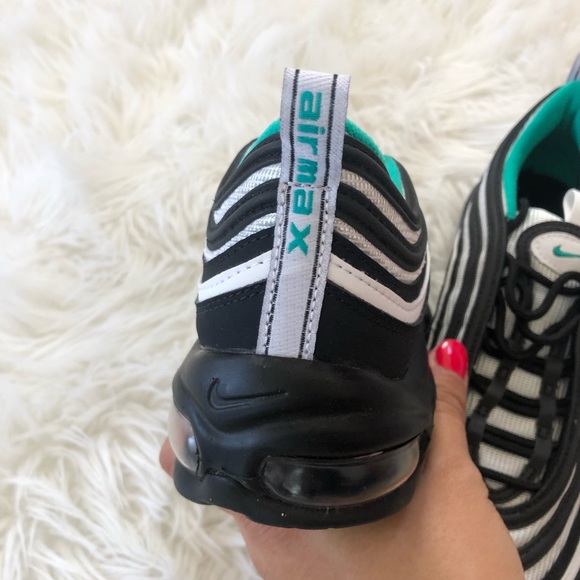 ✔️ New✔️ NIKE clear emerald Air Max 97 GS - Picture 5 of 6